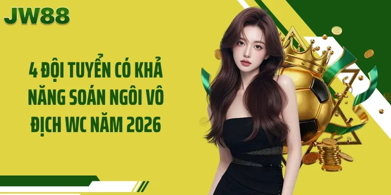 4 đội tuyển có khả năng soán ngôi vô địch WC năm 2026