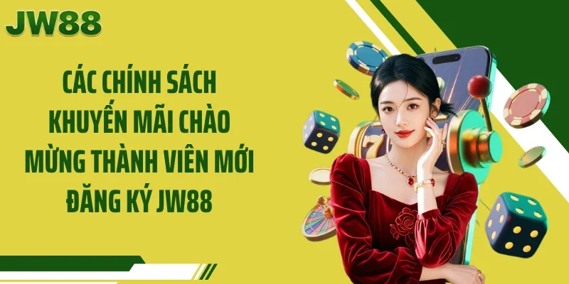 Các chính sách khuyến mãi chào mừng thành viên mới đăng ký JW88