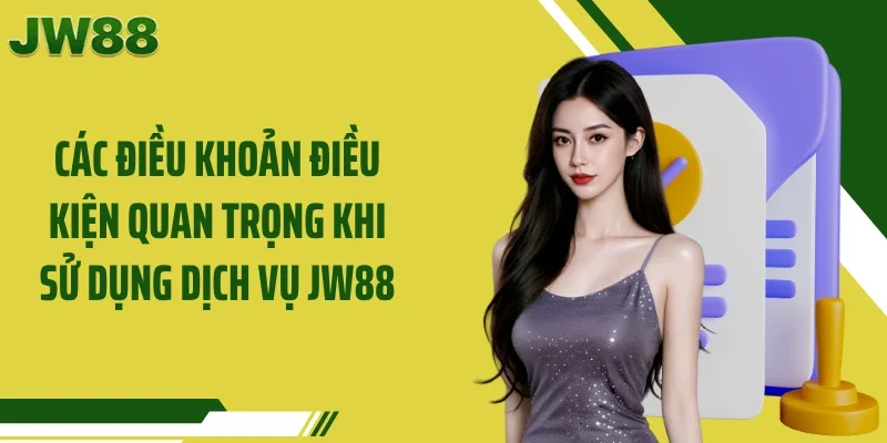 Các điều khoản điều kiện quan trọng khi sử dụng dịch vụ JW88