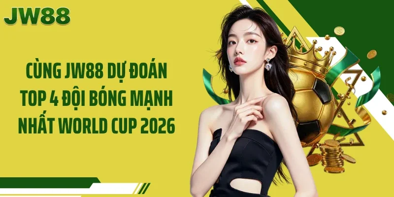Cùng JW88 Dự Đoán Top 4 Đội Bóng Mạnh Nhất World Cup 2026