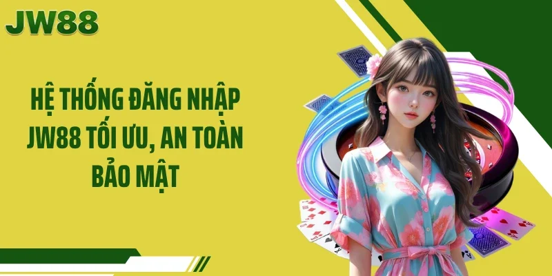 Hệ thống đăng nhập JW88 tối ưu, an toàn bảo mật