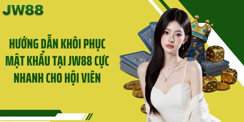 Hướng Dẫn Khôi Phục Mật Khẩu Tại JW88 Cực Nhanh Cho Hội Viên