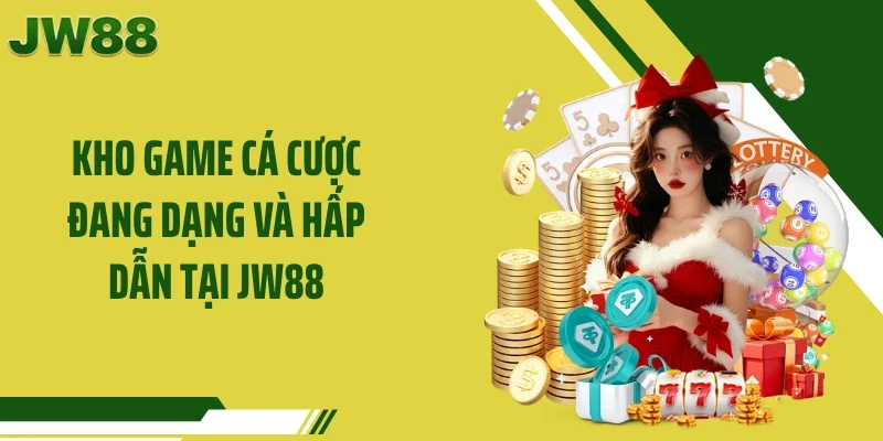 Kho game cá cược đang dạng và hấp dẫn tại JW88
