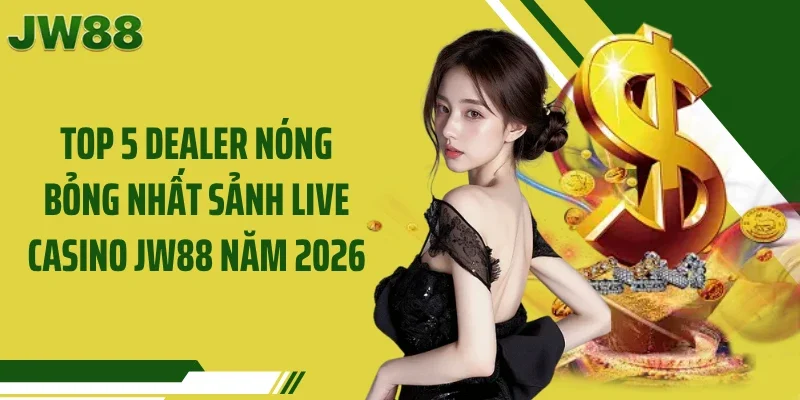 Top 5 Dealer Nóng Bỏng Nhất Sảnh Live Casino JW88 Năm 2026