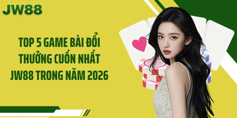 Top 5 Game Bài Đổi Thưởng Cuốn Nhất JW88 Trong Năm 2026